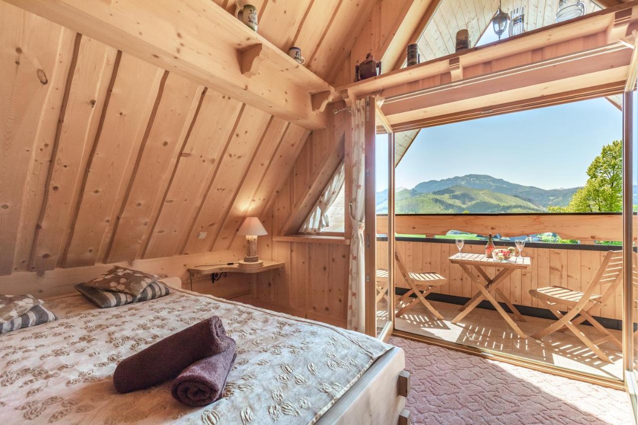 Domek W Roztokach Z Widokiem Na Tatry, Z Sauna กอสเชียลิสกอ ภายนอก รูปภาพ