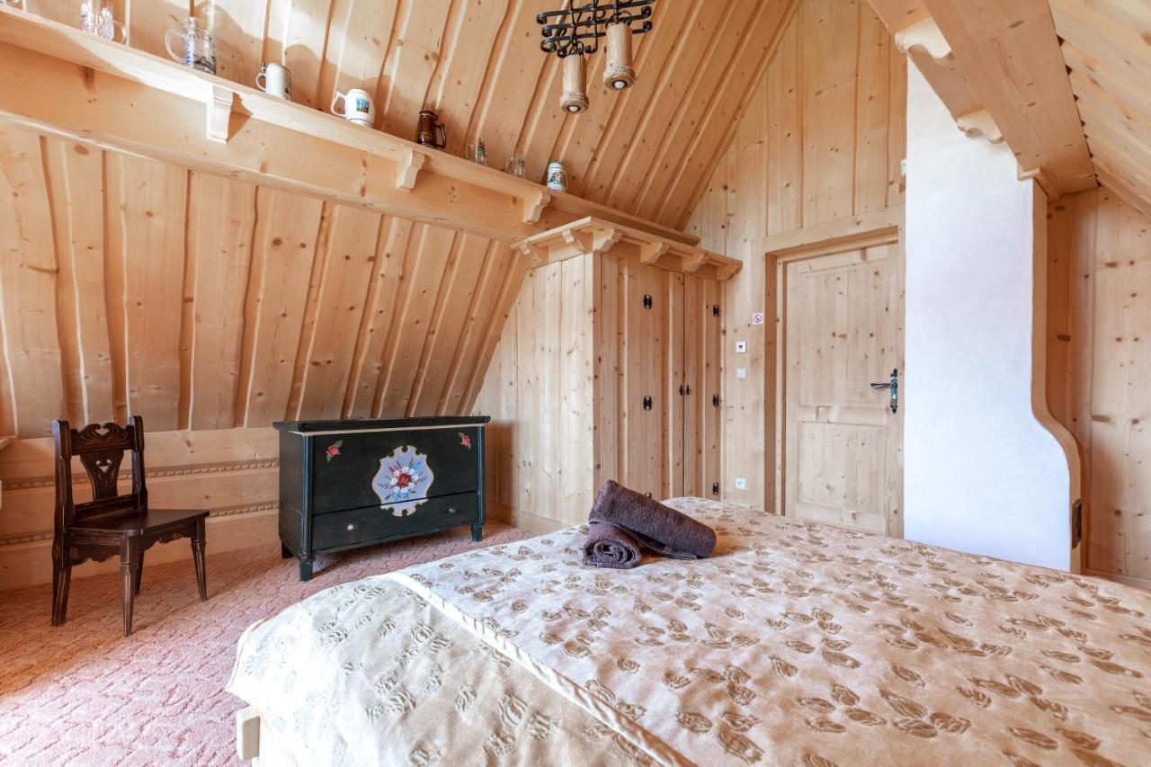 Domek W Roztokach Z Widokiem Na Tatry, Z Sauna กอสเชียลิสกอ ภายนอก รูปภาพ